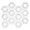 Andova Tiles Hexaco Straight Edge Natural Stone Mosaic Sheet Wall and Floor Tile SAM-ANDHEX420 - alternate 5